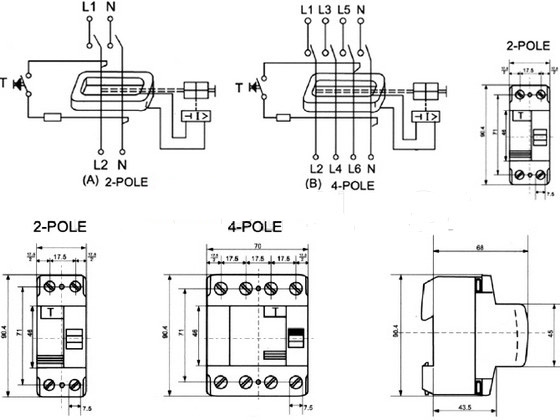 Phân biệt MCB, MCCB, RCCB, RCBO, ELCB, RCB 2