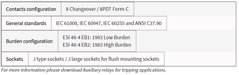 BJ-8R lockout relay - 2