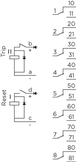 BJ-8R lockout relay - 3