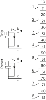 BJ-8RP lockout relay - 3