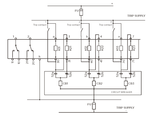 VDJ-30 trip circuit supervision relay - 3